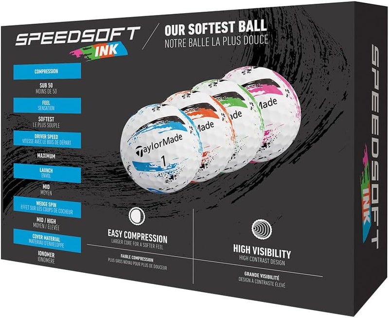 TaylorMade SpeedSoft Golf Balls, Maximum Distance with Ultra-Soft Feel, Perfect for Off The Tee and Around The Green - Image 3